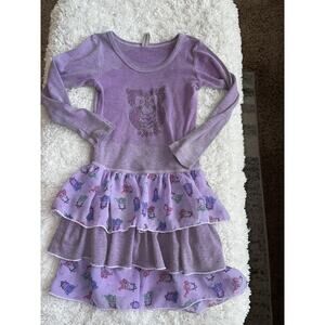 Mignonne girls sz. 5 purple owl design dress. Cute, ** nt Desc***